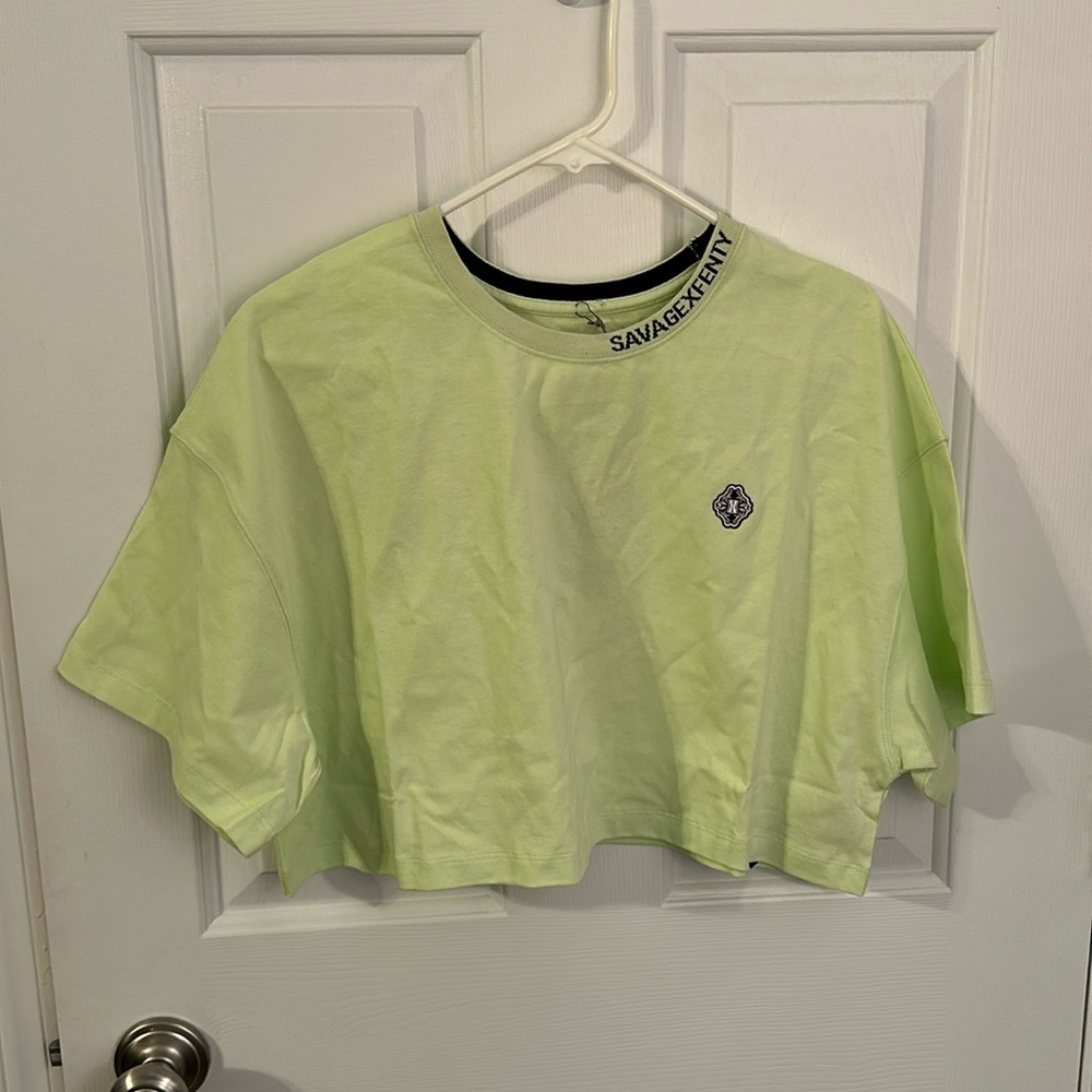NWT Savage Fenty Xssential Heavy jersey tee